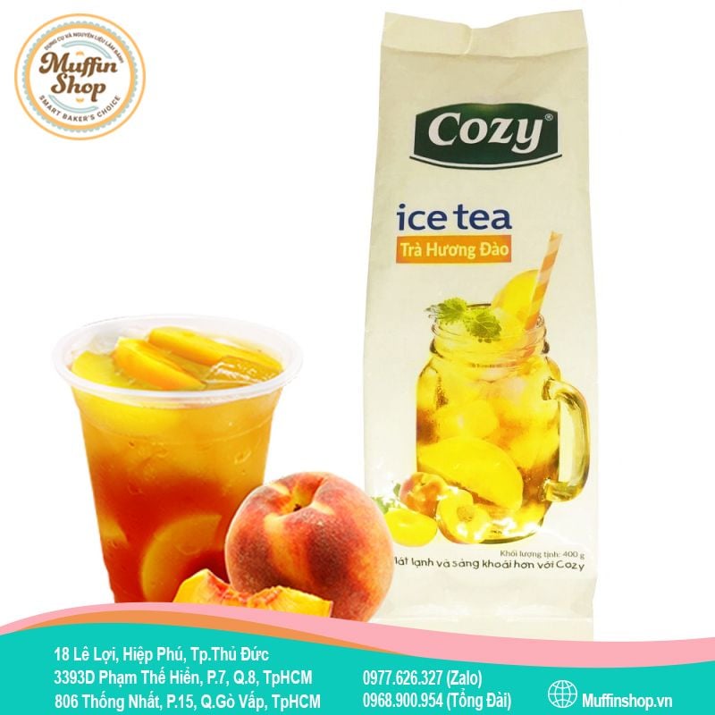 Trà Cozy hoà tan ĐÀO 400gr - 30g/T