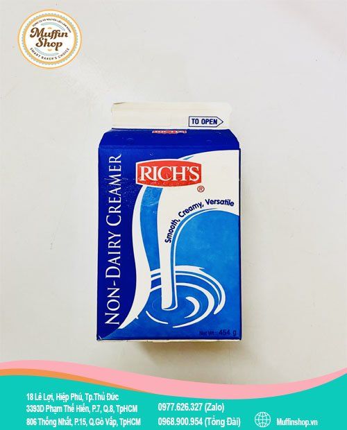 Kem béo thực vật Rich's lùn