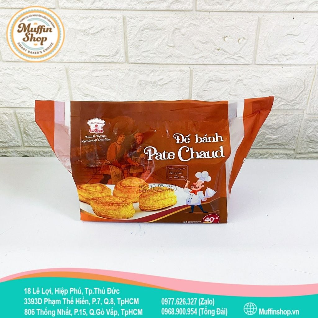 Đế Pate Chaud tròn - 40 bánh
