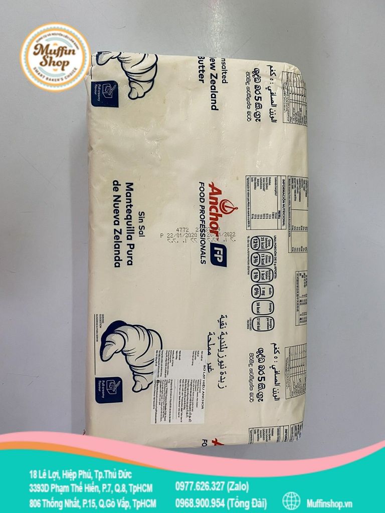 Bơ lạt Anchor nguyên tảng 5kg/ cây - 4c/T