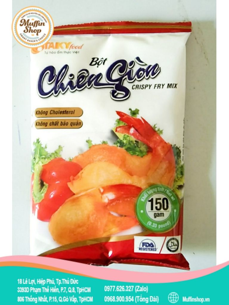 BỘT CHIÊN GIÒN Tài Ký 150gr - 48g/T