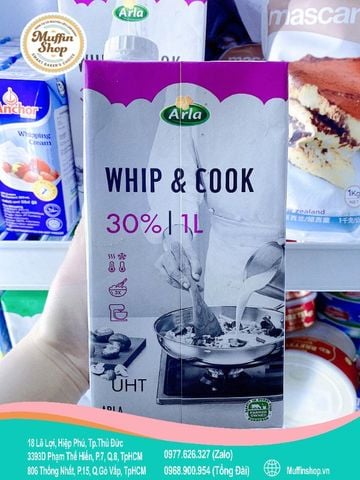 Whip Cook ARLA 30% 1L - 10h/T