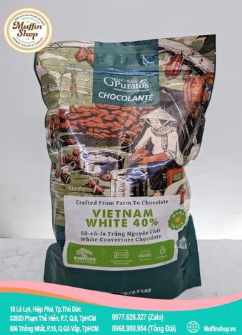 Chocolate nút trắng 40% cao cấp