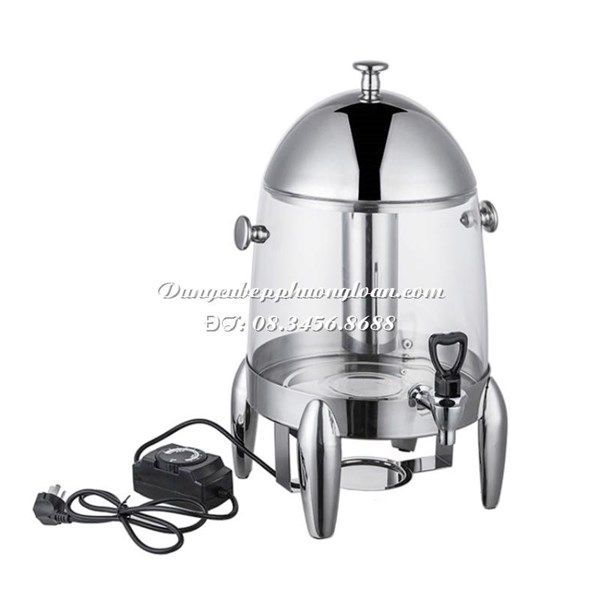 Bình hâm trà, cà phê inox 12L ZQ-12P (trắng) – Dungcubepphuongloan.Com.Vn