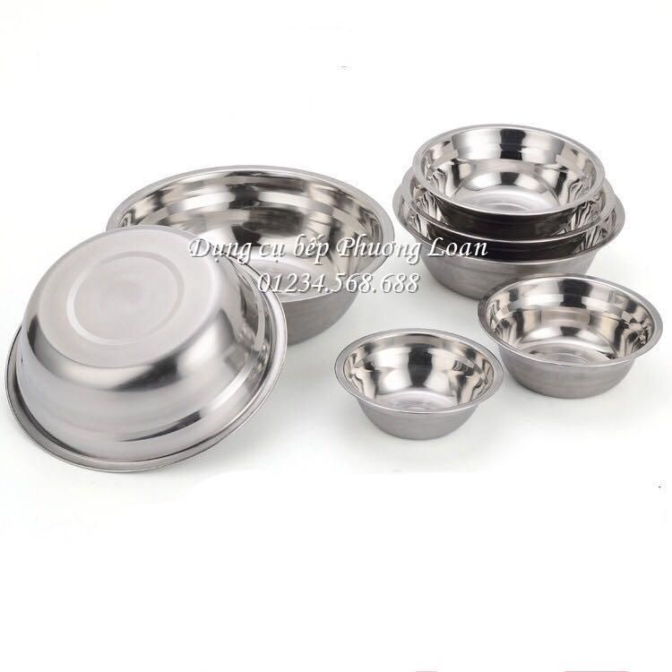 Bát Inox 1 lớp phi 28 – Dungcubepphuongloan.Com.Vn