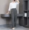 Quần ống suông style Hàn A5983 / XÁM ĐEN Q83