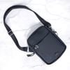 Túi B711 xách đeo chéo xuất dư nguyên liệu XK675 / 21x15 / ĐEN