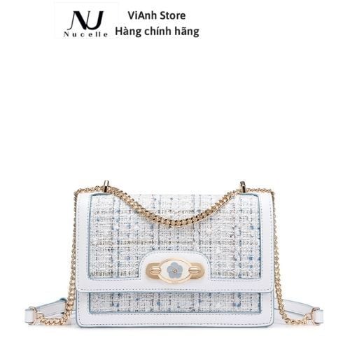 Túi Đeo Chéo Nữ Thời Trang Nucelle 1171652 Khóa Charm Hoa