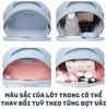 Túi đeo chéo nữ dễ thương đẹp cute phom tròn thuyền và biển màu xanh hàng hiệu J.ust St.ar ViAnh Store 171277