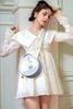 Túi đeo chéo nữ dễ thương đẹp cute phom tròn thuyền và biển màu xanh hàng hiệu J.ust St.ar ViAnh Store 171277