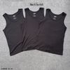 SET 3 Áo 3 lỗ cotton A4868 / ĐEN / C975
