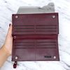 Ví dài da thật B112 / 22x10 / ĐỎ