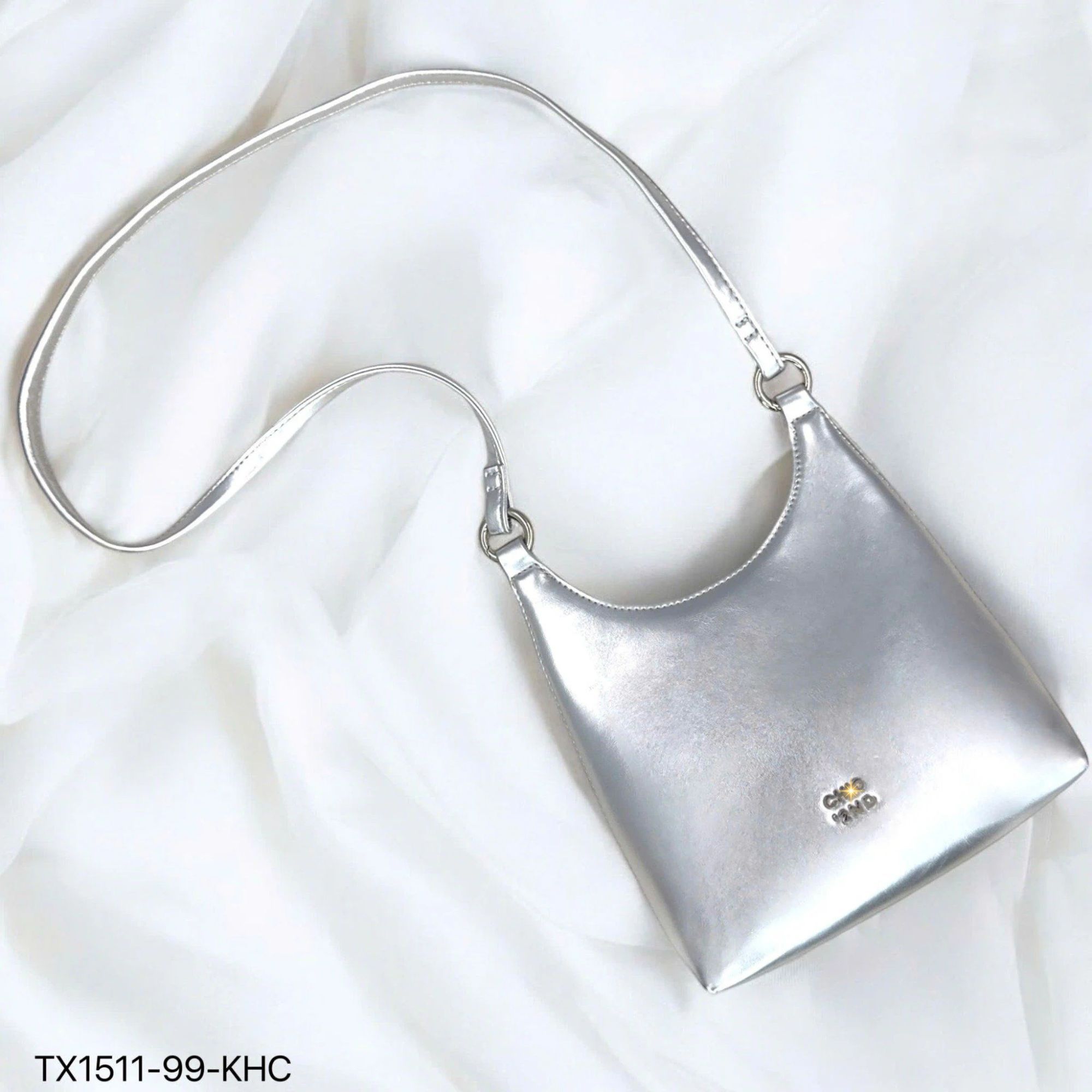 Túi A468 xách BC2 phom đứng khoác vai KCH TX1151 / đ19 c20 / BẠC