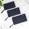 Ví dài da thật xuất dư B133 / 22,5x12 / XANH