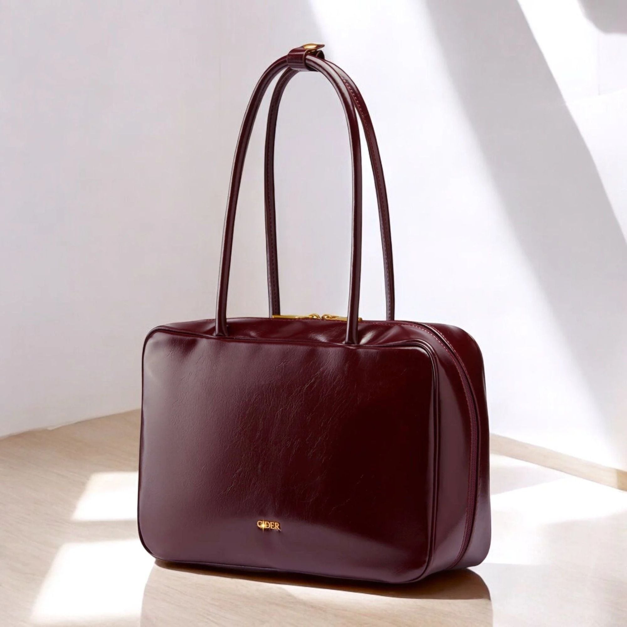 Túi xách chữ nhật da mềm / 34x24 / ĐỎ ( A2 )