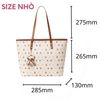 Túi xách nữ Tote Bag Just Star size to charm gấu nơ ViAnh Store 172887