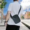 Túi B711 xách đeo chéo xuất dư nguyên liệu XK675 / 21x15 / ĐEN