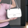 Túi xách Laura..Shidai chữ nhật F141 TRẮNG