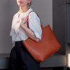 Totebag SALE Fash.trach phom cánh dơi xách tay KĐC / m46 đ34 c32 / NÂU