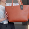 Totebag SALE Fash.trach phom cánh dơi xách tay KĐC / m46 đ34 c32 / NÂU