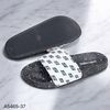 Dép quai ngang SK / TRẮNG ĐẾ ĐEN CHẤM TRẮNG A61