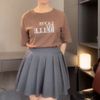 Áo thun xuất Hàn / NÂU ( C30 )