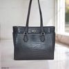 Túi Totebag H&Co phom chữ nhật khoác vai vân da cá sấu / 36x29 / ĐEN