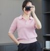 Áo len ngắn tay kiểu Hàn A5931 // HỒNG A31