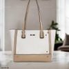 Túi Totebag XK1127 H27 phom cánh dơi khoác vai / m38 đ32 c28 / TRẮNG PHỐI BE