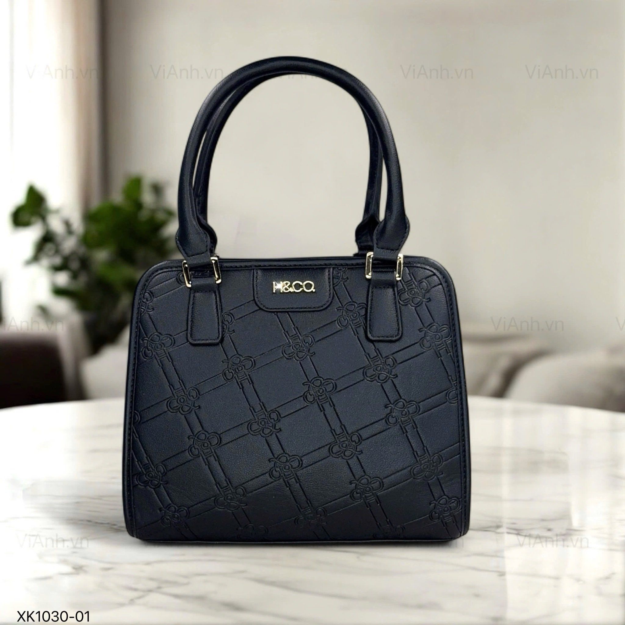Túi xách H&Co phom thang KĐC / m25 đ28 c22 / ĐEN