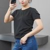 Áo thun kiểu Hàn A5934 / ĐEN A34