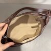 Túi xách da Lucky&Leather phom cánh dơi đeo chéo XK823 / m32 đ23 c18 / NÂU NHẠT ( S60 )