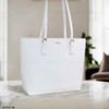 Túi Totebag HC phom cánh dơi khoác vai hoạ tiết chữ dập chìm / m40 đ33 c31 / TRẮNG