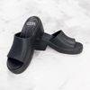 Dép A76 quai ngang đế 8cm dư NL A5777 / ĐEN