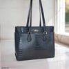 Túi Totebag H&Co phom chữ nhật khoác vai vân da cá sấu / 36x29 / ĐEN