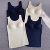 Áo ba lỗ A6 có lót đúc su style Hàn / A5556 / ĐEN