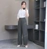 Quần ống suông style Hàn A5983 / XÁM ĐEN Q83