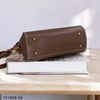 Túi xách TX1408 A22 chữ nhật CĐC CHR / 20x15 / NÂU