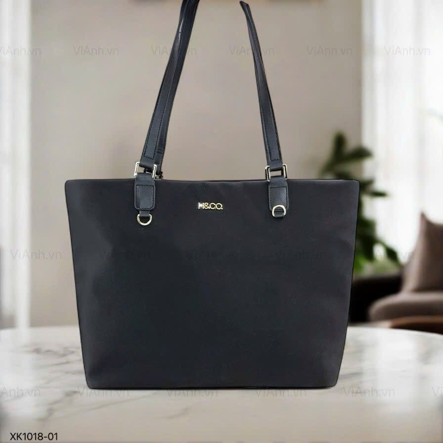 Túi Totebag XK1018 phom cánh dơi khoác vai H18 / m40 đ34 c28 / ĐEN
