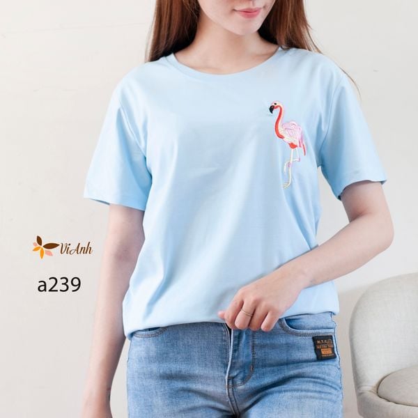 Áo thêu hạc thời trang  A239 size M