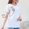 Áo thun thêu thời trang  A248 size L