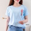 Áo thun thêu thời trang A257 size L