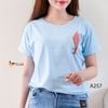 Áo thun thêu thời trang A257 size M