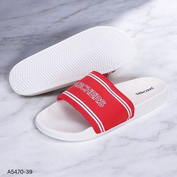 Dép quai ngang /  ĐỎ ĐẾ TRẮNG