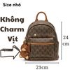 Ba lô nữ đẹp dễ thương size nhỏ charm vịt Nucelle ViAnh Store 1172004