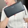 Ví dài da thật B122 / 20x10 / ĐEN