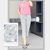 Quần lửng tencel xuất Hàn / XANH HOA NHÍ Q69