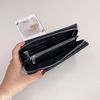 Ví dài da thật B115 / 20x10 / ĐEN