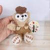 Charm Gấu hoạ sĩ Dis.ney / / NÂU ( R12 )