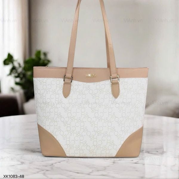 Túi Totebag H83 phom cánh dơi khoác vai XK1083 / m37 đ32 c29 / TRẮNG